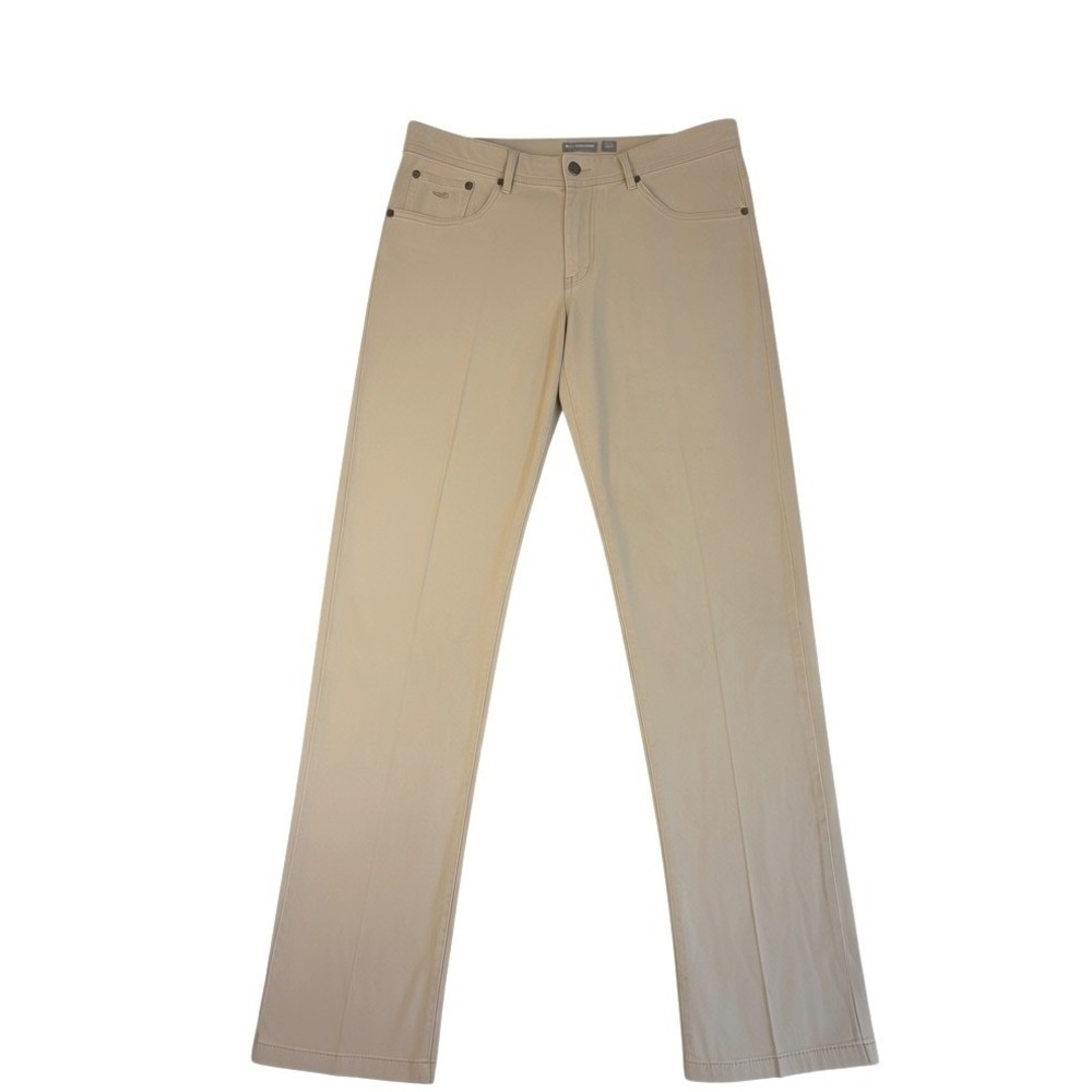 Southern Marsh Stretch Jeans Men 32x33 Khaki Tan Straight 5 Pocket Casual Pants